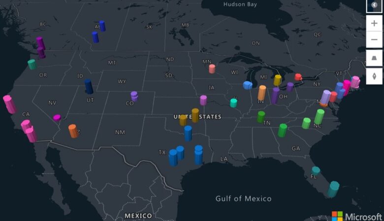 PowerBI and visual maps